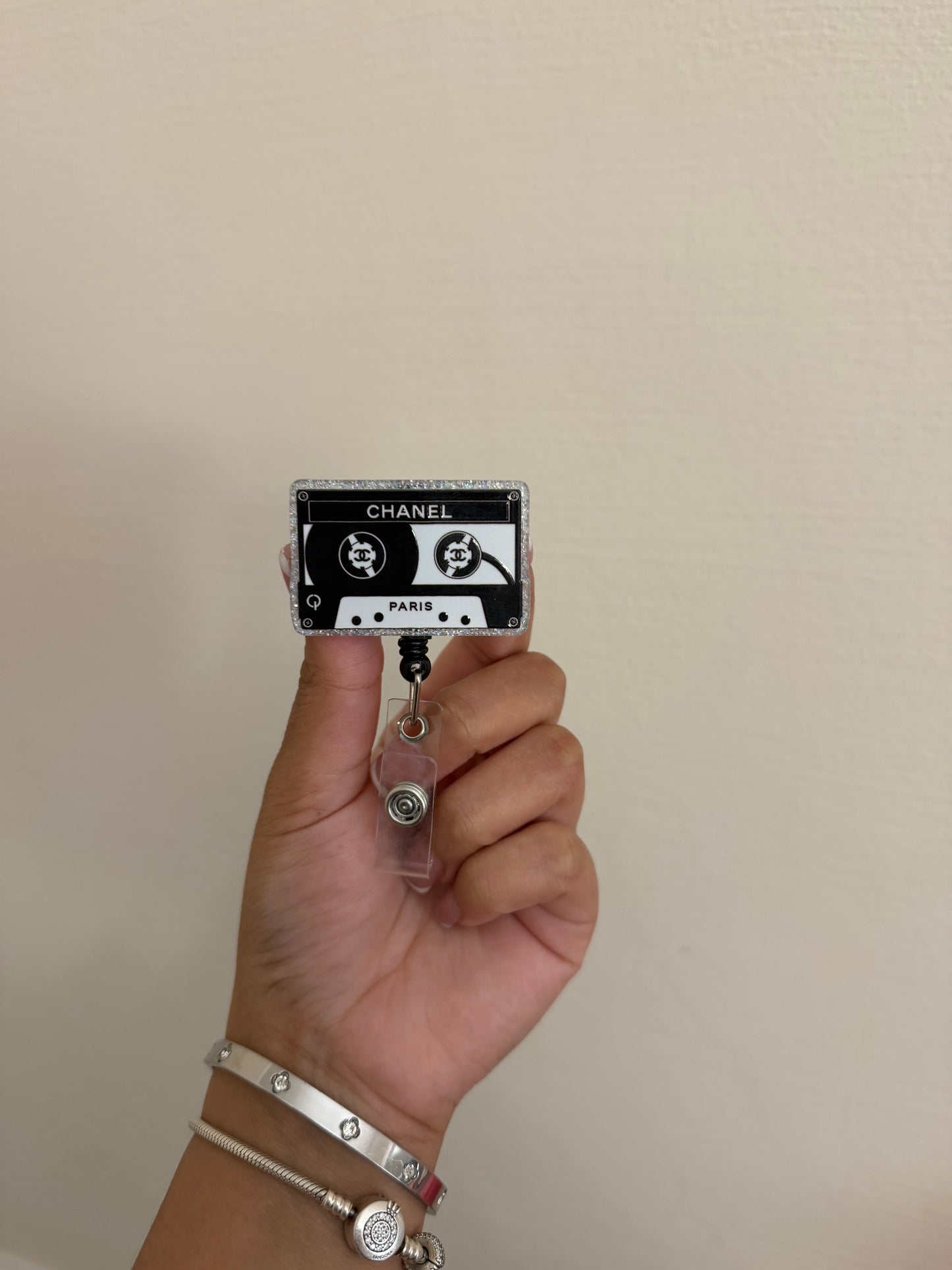 Chanel badge reel