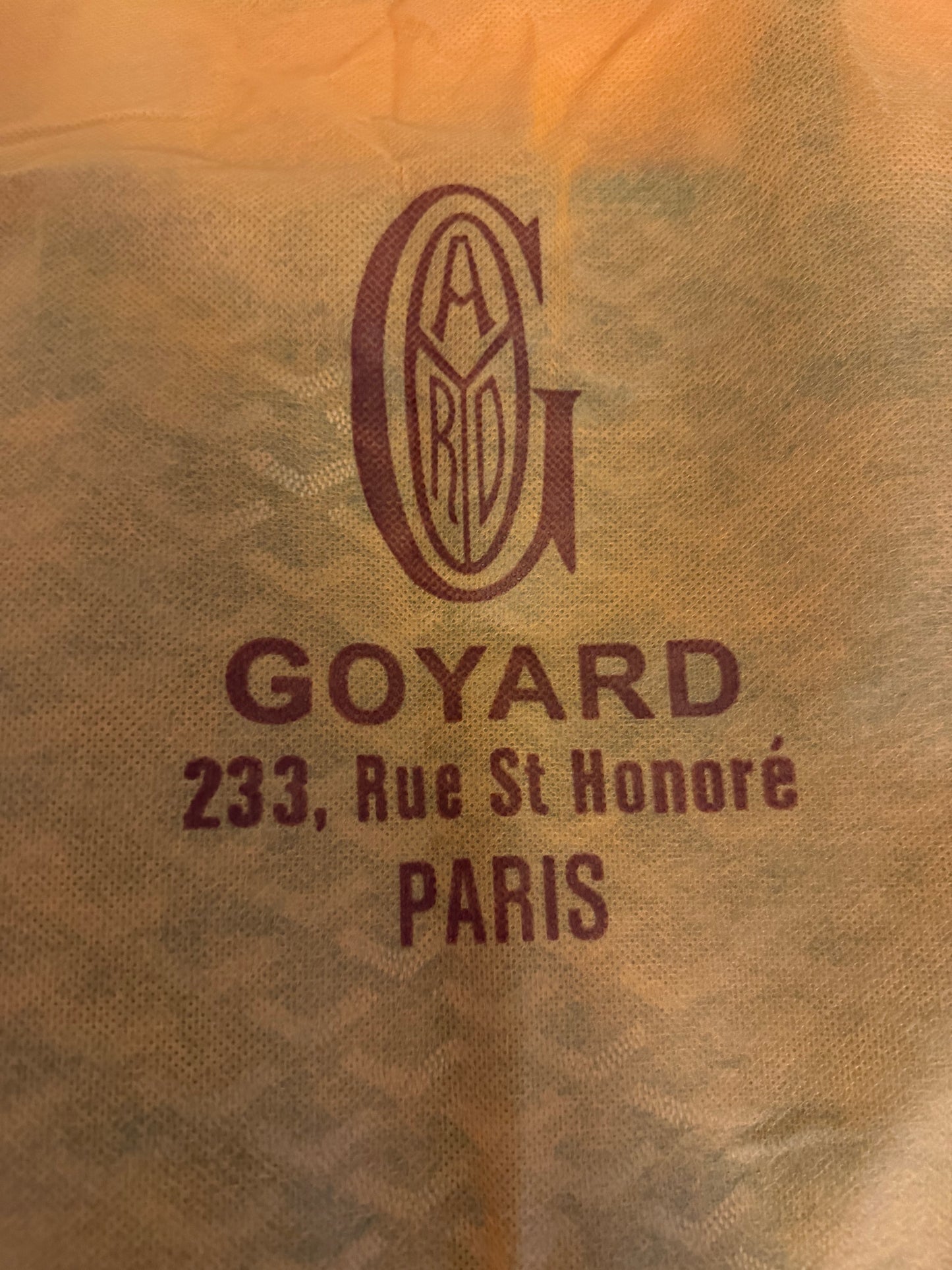 Green goyard tote