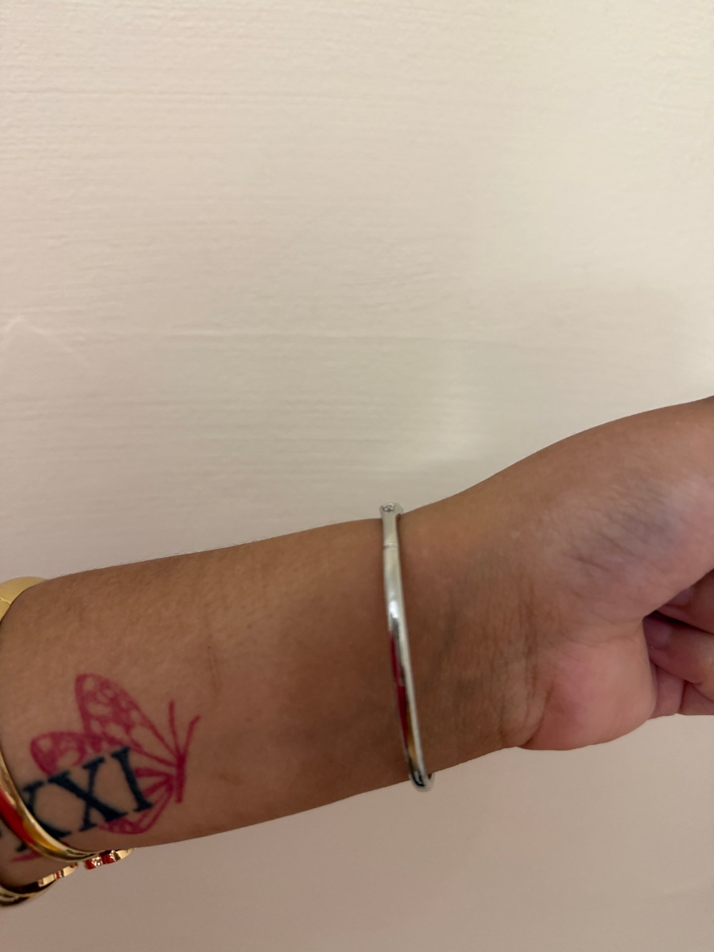 Silver snake bracelet